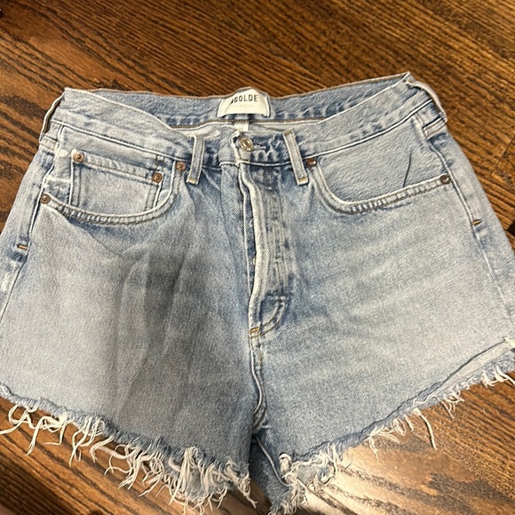 Agolde denim shorts - Picture 1 of 1